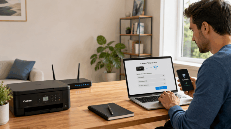 how to connect printer to wifi